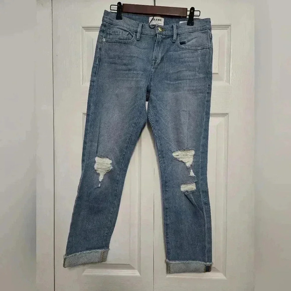 FRAME Le Boy jeans size 26 - Picture 2 of 4